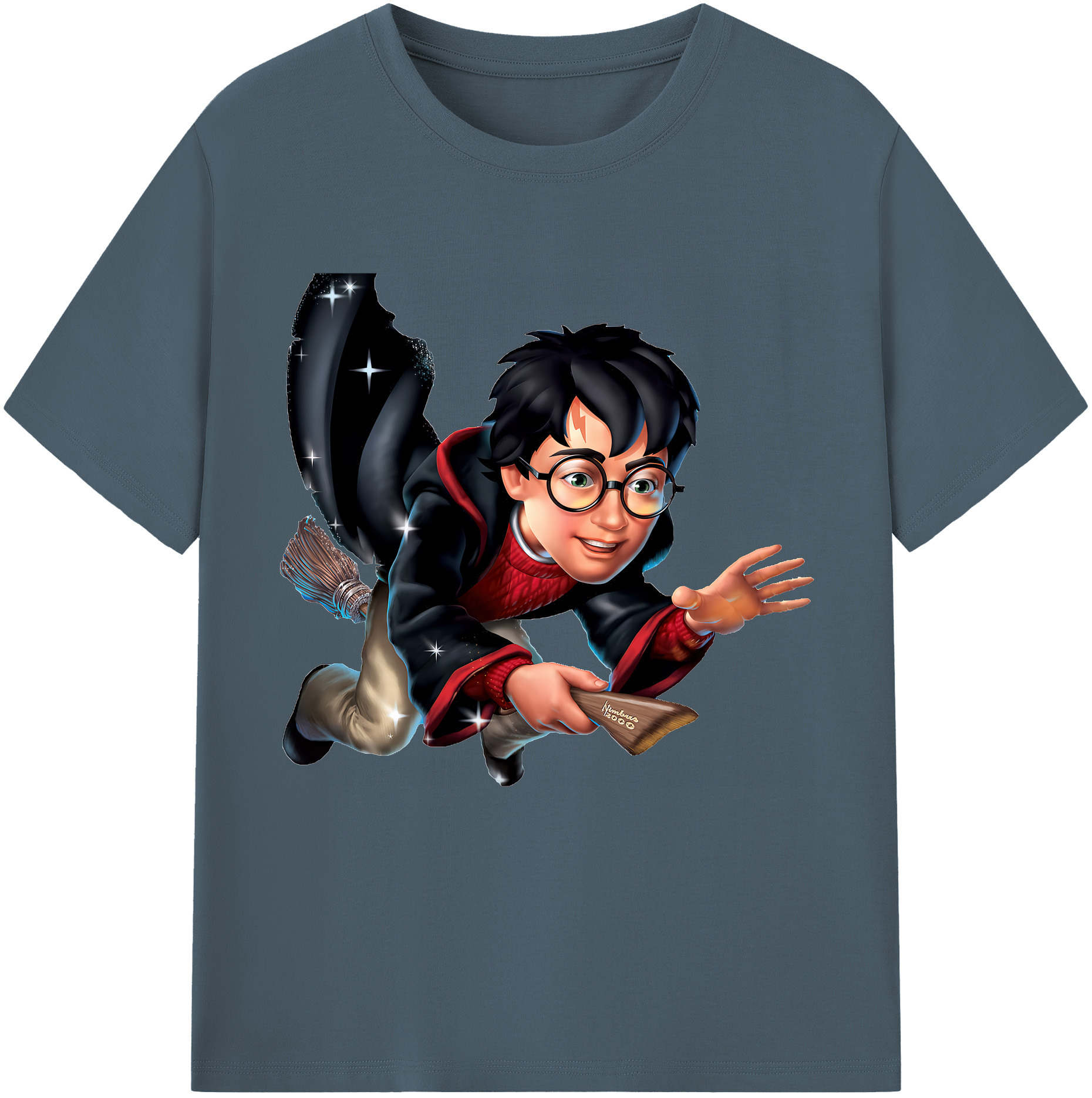 （画像用） Harry Potter ハリー・ポッターシリーズ 綿100％半袖Tシャツ（フロントプリント）